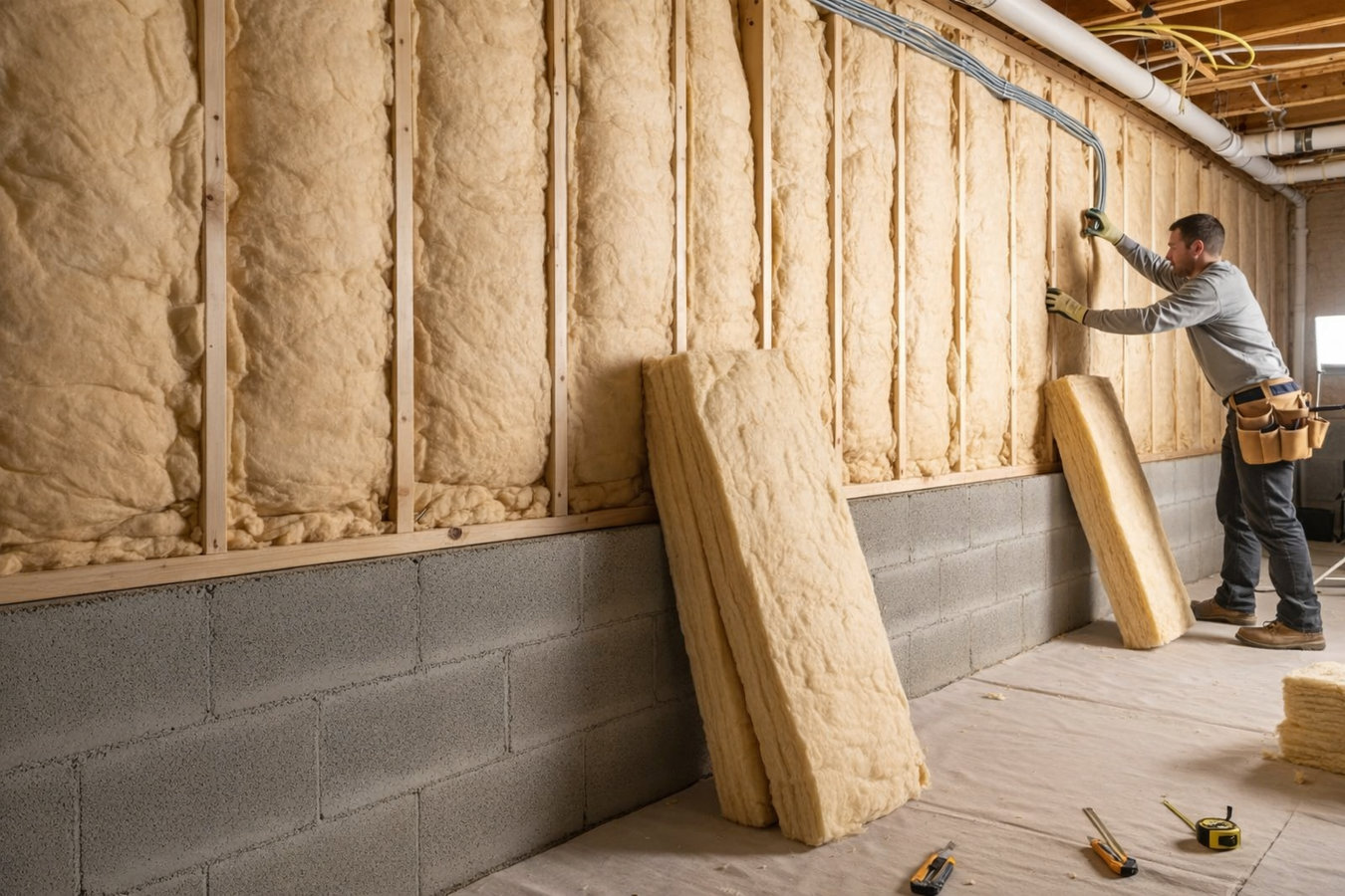 Basement insulation in Eau Claire, WI
