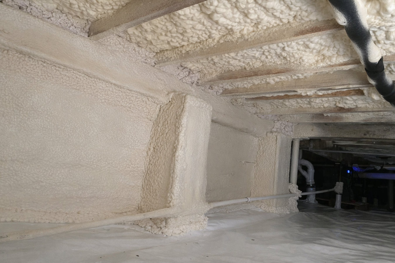 Crawl space insulation