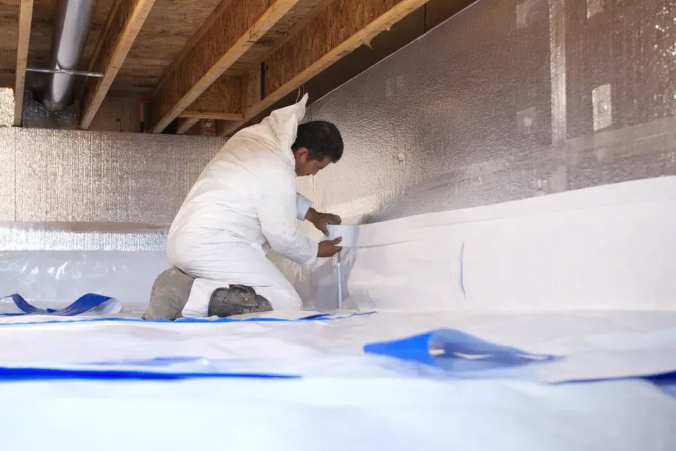 Vapor barrier installation